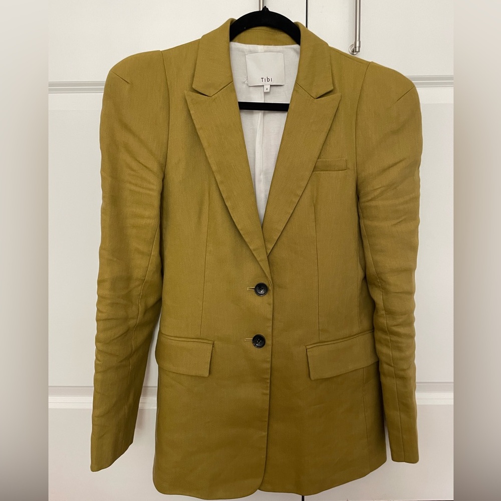 Tibi Sculpted Sleeve Blazer